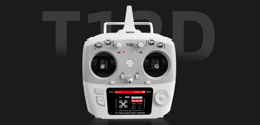 Radiolink T12D Fully-proportional Channels Transmitter With Receiver RF Remote Control Radio Long-range Modules Supported