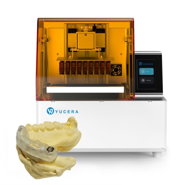 Yucera Multi Functional Digital Light Processing DLP 3D Printer with 192*120*100mm Printing Size and Double Linear Guide Z-axis for Dental Models