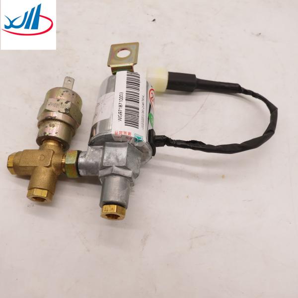 HOWO T7H Engine Part Air Horn Solenoid Valve OEM WG9718710003