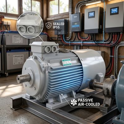 15kW 250rpm 400V Three Phase Permanent Magnet Generator with Built-in AVR for Off Grid Power