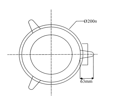 Высокий Dia 168mm PP коррозийной устойчивости кладет корпус фильтра в мешки промышленный