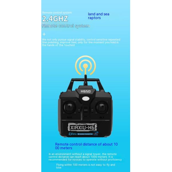 Raptor H650 Epp Foam 6ch Rtf Led Lights Sea Land Air Electric Radio Control Rc Jet Fighter Brushless Aviation Toy Perfect