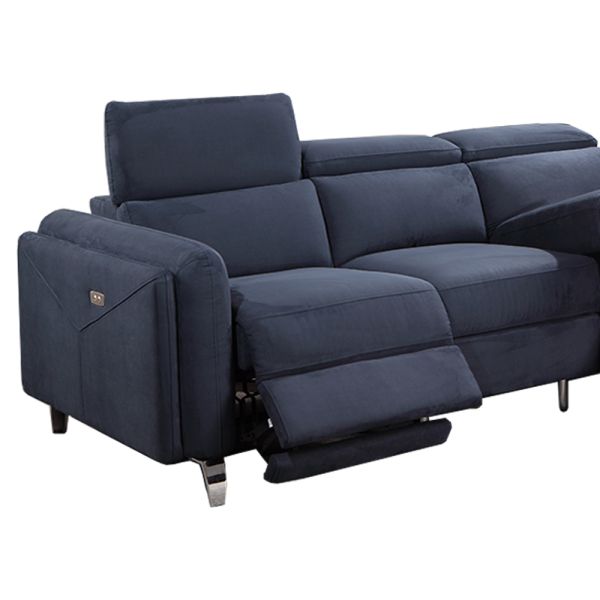 Folding Nontoxic L Shaped Convertible Sofa Anti Abrasion With Storage