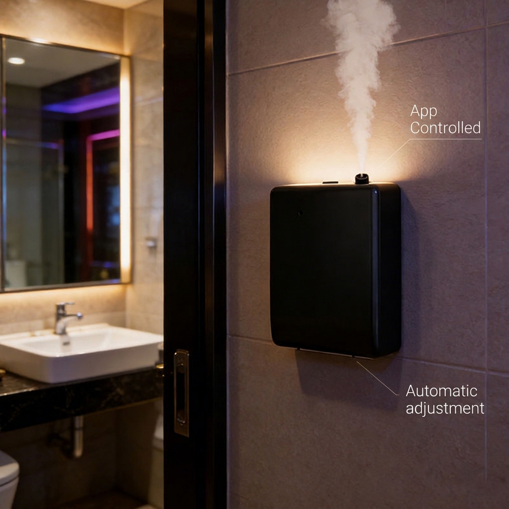 2W Rectangular Battery Operated Fragrance Diffuser With Bluetooth APP Control