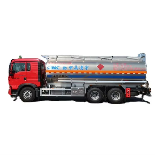 CIMC LINYU 6*4 24m3 Aluminum Alloy Tanker Truck for Flammable Liquid Fuel