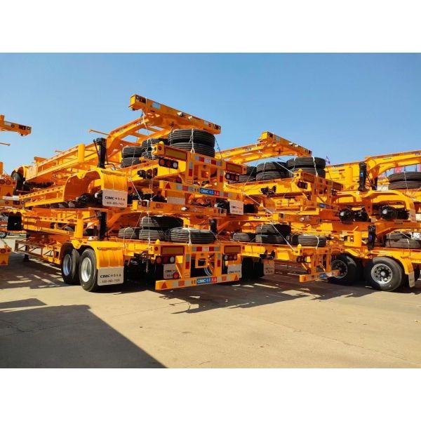 Dernière CIMC clôture semi-remorque