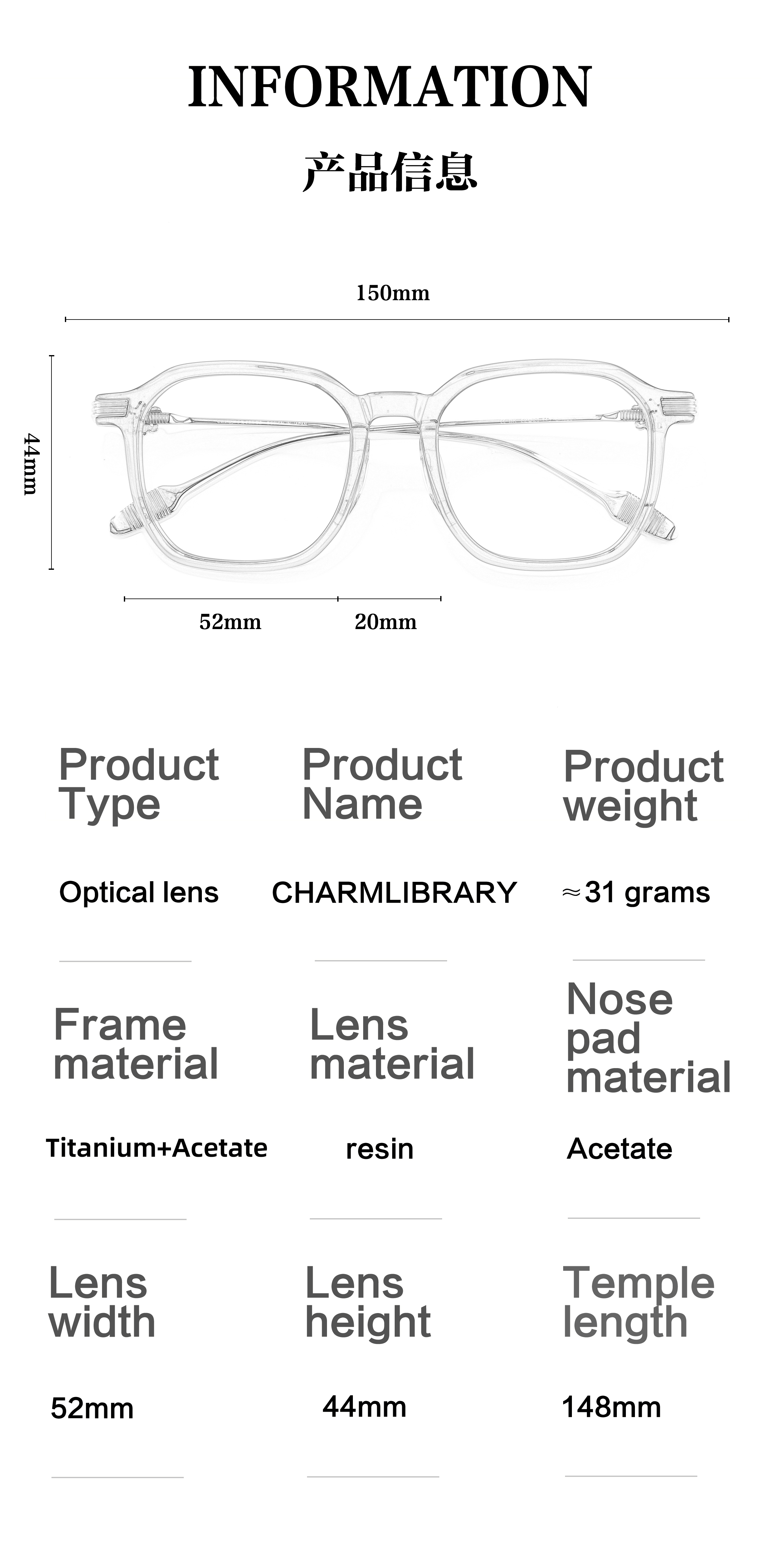 Irregular Shape Black Silver Color Punk Full Rim Optical Prescription Presbyopia Multifocal Lightweight Glasses Order Online