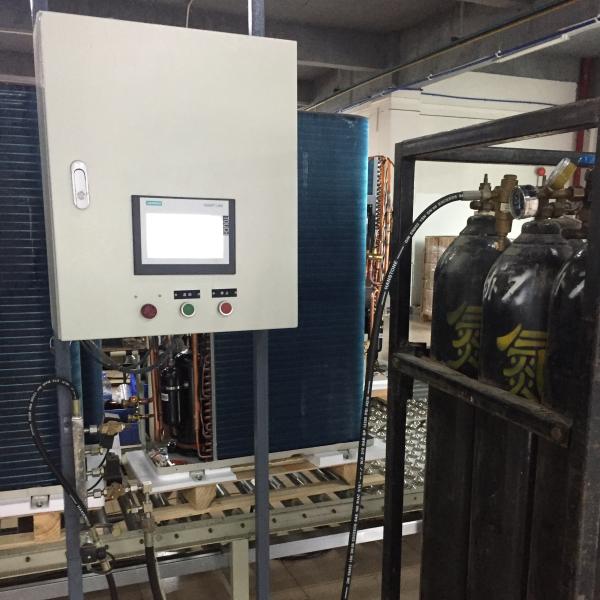 Équipement d'essai de fuite du climatiseur contrôlé par PLC Flux d'air de 3500 m3/h