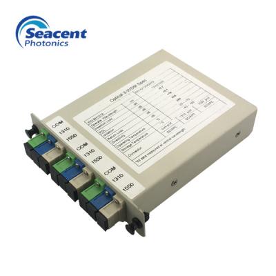 perda de inserção ótica de 1310nm 1550nm FWDM baixa para telecomunicações Munication