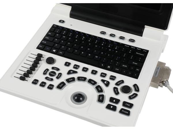 Black&white Portable Medical Ultrasound Scanner Machine for Vet Use
