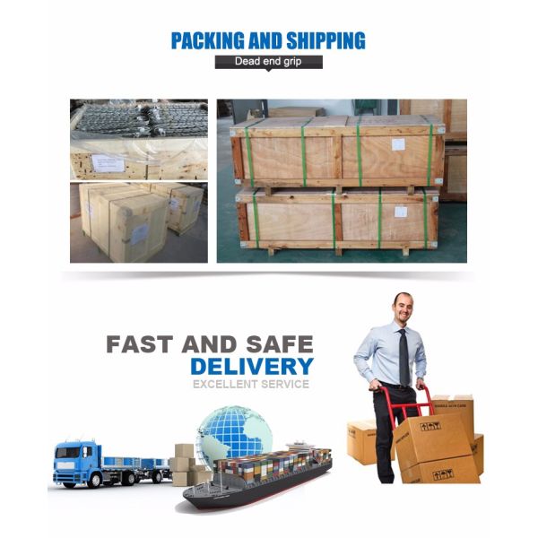 20KN ADSS Cable Guy Grip Preformed Tension Clamp