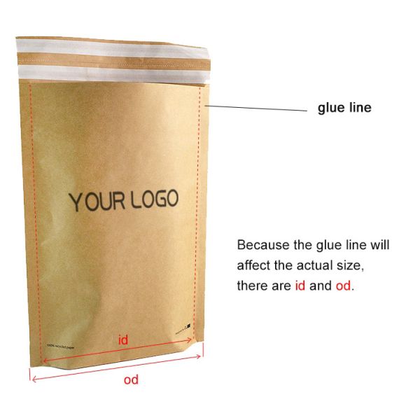 Packaging Transport Verzendzakken Tshirt Shipping Bag Transpor-ent Mailing Mailer Delivery Thick Paper Sack Transport Packaging
