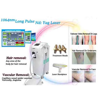 tratamento longo EVLT das veias da aranha da remoção do cabelo do laser do Nd Yag do pulso 1060nm