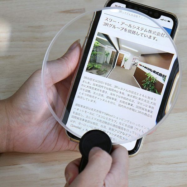 Free 2-in-1 (neck/table) Magnifying Glass 20X Magnifying Mirror with Light
