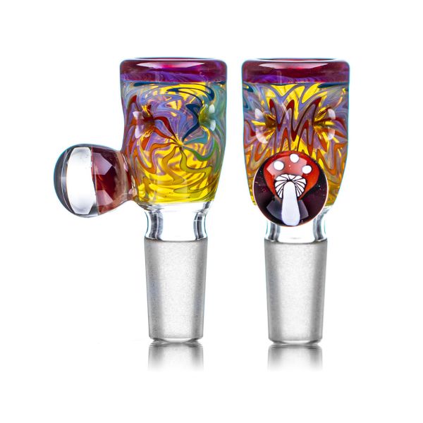 Recycler 14mm части скольжения шара кальяна воды ручки Millie стеклянный