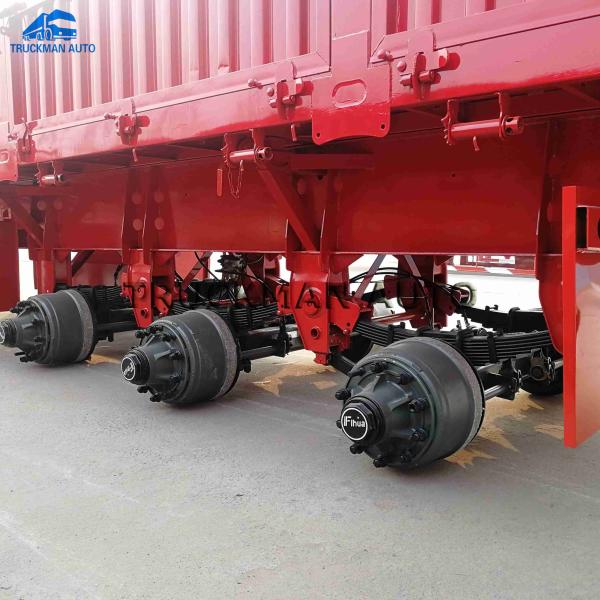 3 eixos 50 da parede lateral semi do reboque toneladas de tipo do motorista de caminhão para a carga de maioria do transporte