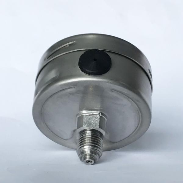 2.5 4 bar Back Connection Manometer G 1/8 1/4 Oil Filled All Stainless Steel Pressure Gauge