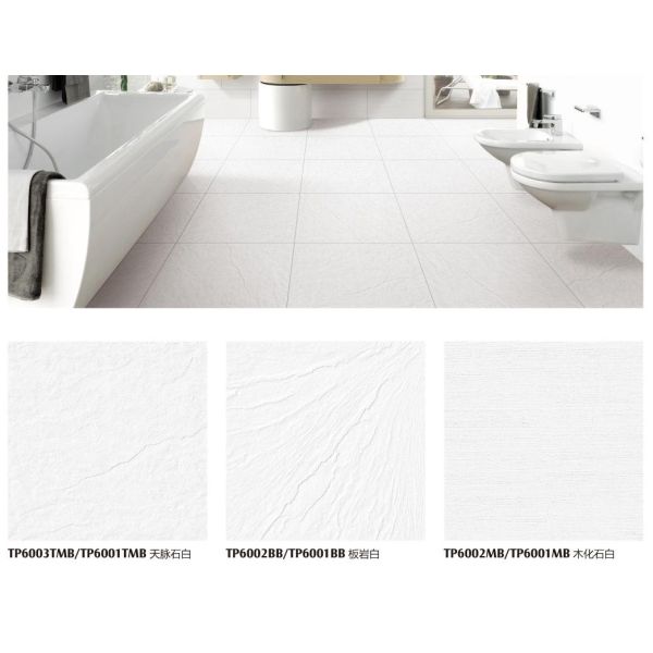 Противобактериологический полный фарфор тела ISO13006 кроет белую комнату черепицей прожития 9.5mm прессформы