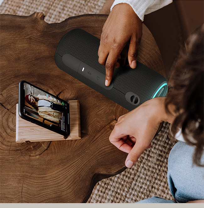 30w водоустойчивое Ipx7 освещают вверх по звуку диктора Bluetooth сильному басовому