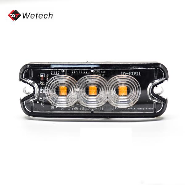 Flash Strobe Lights 12V 24V LED Amber Strobe Warning Lighting For Trucks R10 R65