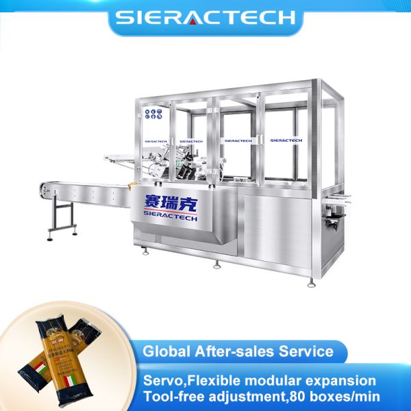 Automatic Pasta Cartoning Machine with Servo Feeding and High-Speed Food Packaging System