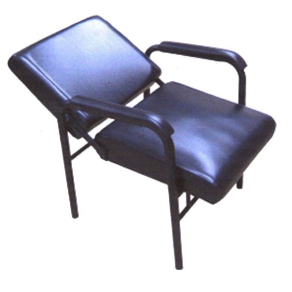 Beauty Salon Styling Chairs , Folding Salon Shampoo Chairs Reclining Backrest