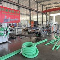 Máquina de tubulação corrugada de parede dupla de alta velocidade de 50-160 mm / Máquina de tubulação DWC de plástico HDPE