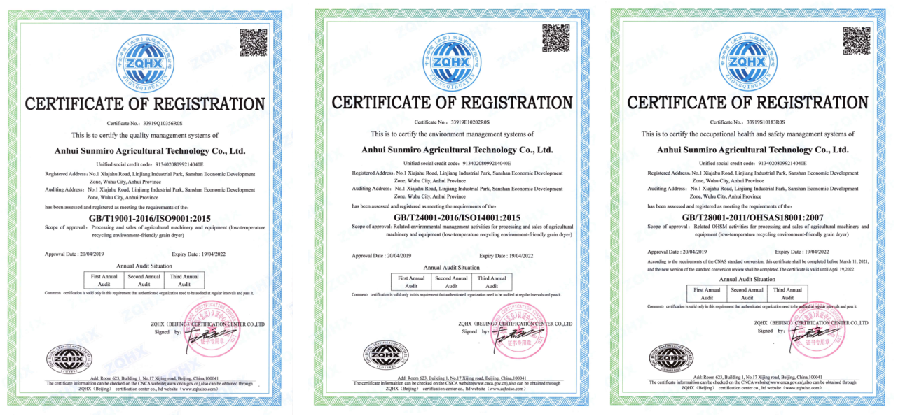 ISO9001 аттестовало 22 риса зерна тонны емкости сушильщика большой для засыхания падиа