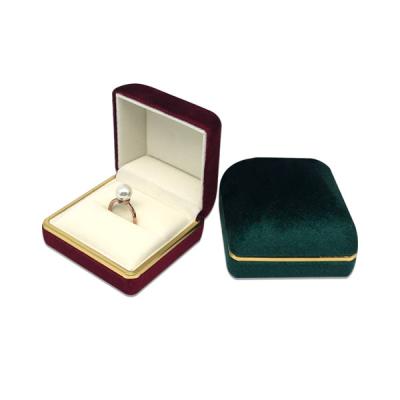 Caixa feita sob encomenda quadrada de Logo Gift Packaging Velvet Jewelry