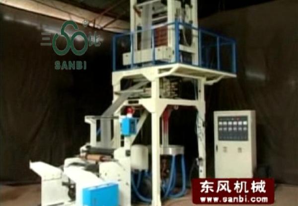 PE Plastic Normal Blown Film Extrusion Machine For Shopping Bag Production