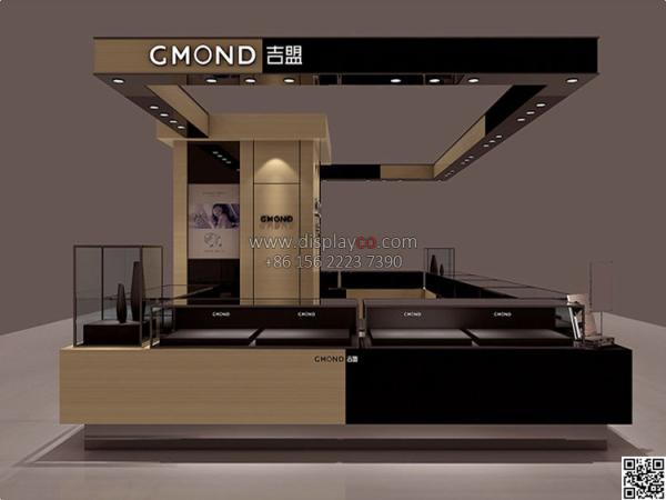 Luxurious free original design jewelry display showcase jewelry kiosk