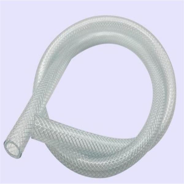 Factory Produce PVC Fiber Reinforced Hose Pipe / Braided Transparent Flexible PVC Garden Hose