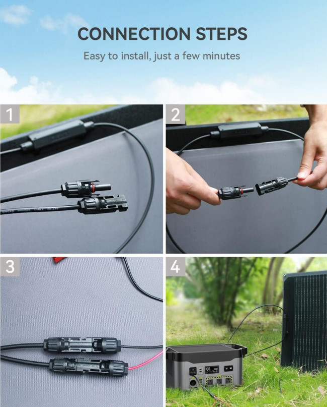 Коммерческая 36V 160w складная солнечная панель система MC4 для электростанции RV Off Grid