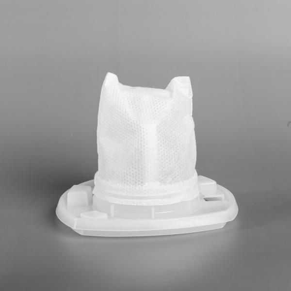 White ABS PP Nonwoven 99% Flexible Vacuum Cleaner Filter