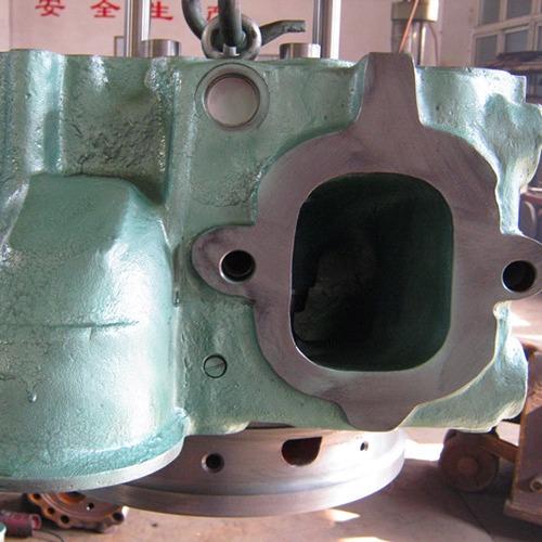 MAK 6M25 Marine Cylinder Heads , Main Engine Cylinder Head With Valve Seat / Guide