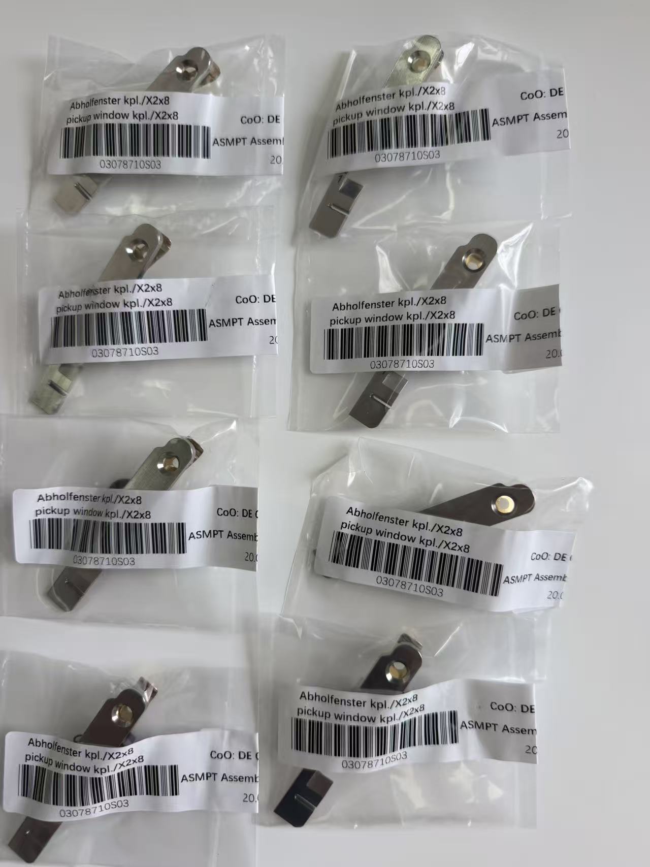 ASM siplace feeder module 03078710S03 PICKUP WINDOW KPL. /X2X8