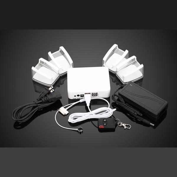 COMER One-stop manufacture security mobile phone alarm display With 4 Ports alarm system