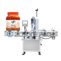 Máquina automática para cubrir y rellenar encurtidos y salsas
