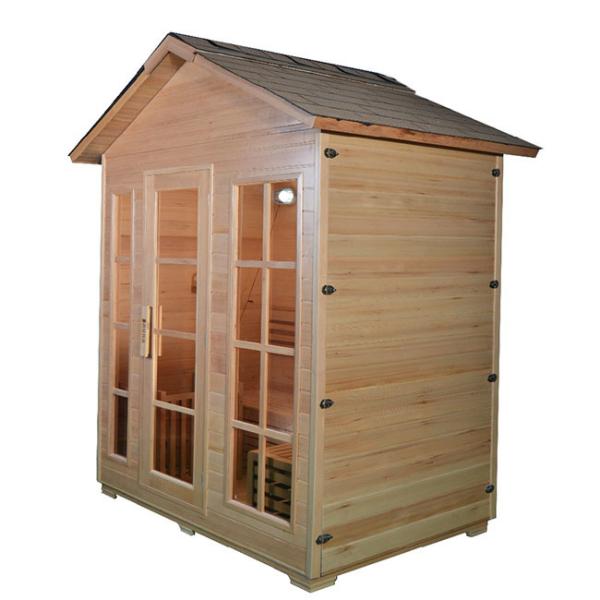 ODM Wooden Traditional Steam Outdoor Dry Sauna Room for 6 Person