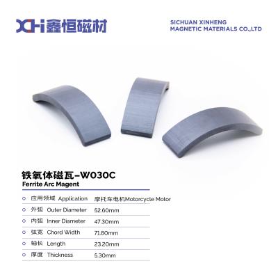 150 Tons Of Press Pressed Sintered Ferrite Magnet Used For Motorcycle Motors W030C