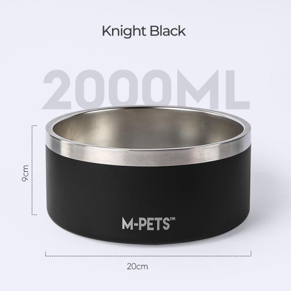Alimento para cães com taça de aço inoxidável Taças para cães levantadas Taça para cães sem derramamento