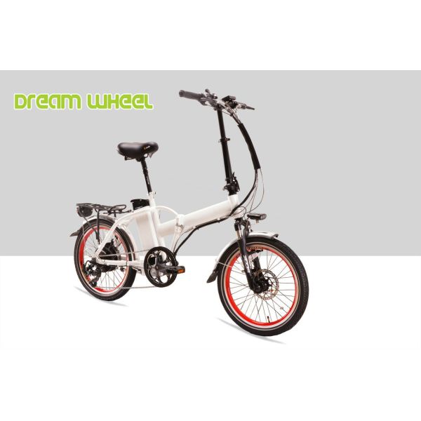 Adult Electric Folding Bike 250W 36V , 20 Inch Collapsible Electric Bike