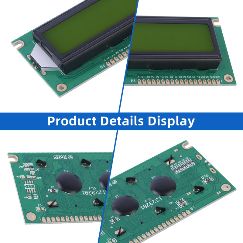 Yellow Green Film 12232B1 LCD Screen High Brightness Screen LCD Screen Display Module 18PIN Standard Interface