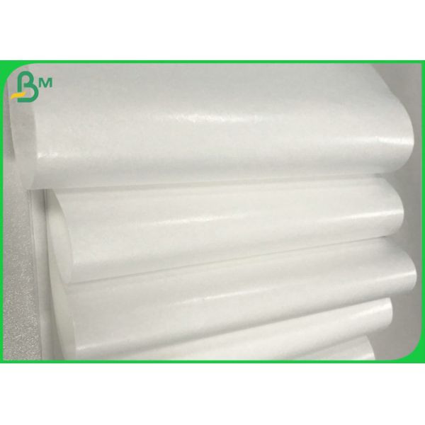 papier blanc de MG emballage de pulpe pure de 30gsm 35gsm 40gsm 100% pour des paquets de nourriture papier blanc de MG emballage de pulpe pure de 35gsm 40gsm 100% pour des paquets de nourriture