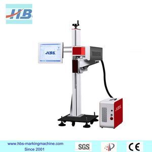 HBS CO2 Laser Marking Machine Logo Printing Machine For Plastic Wood Leather Fabric