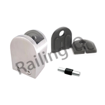 Large D Stainless Steel Glass Balustrade Clamps Glass Fixings
