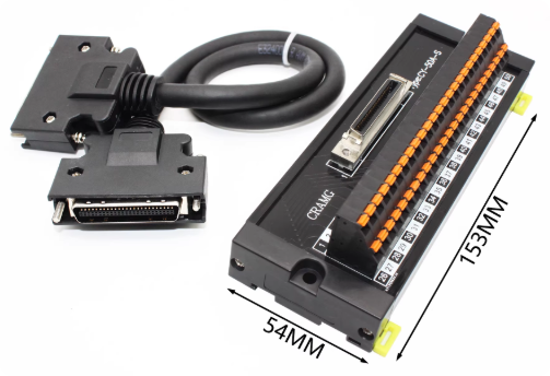 Yaskawa Servo CN1 Connector Wiring Terminal Block JUSP-TA50PG-E JUSP-50PG-1-E Terminal Strip