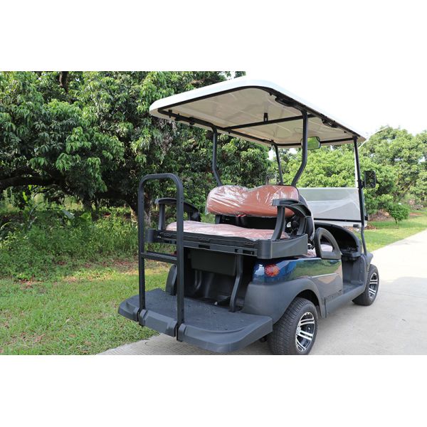 Sillones traseros plegables Carro de golf eléctrico 4 asientos Aprobado CE