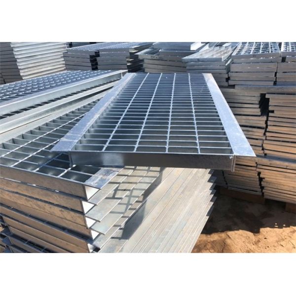 Hot Galvanized Heavy Duty Bar Grating Q235 Steel Trench Grates For Driveways