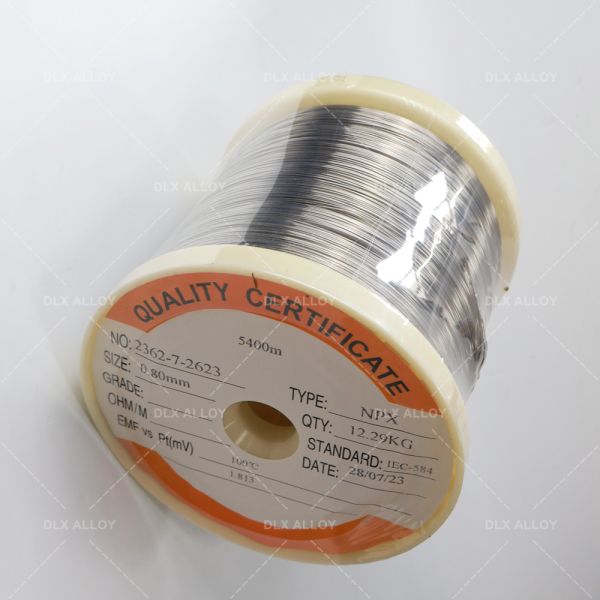 JP JN 0,12-8 mm Type J thermocouple personnalisé Fil nu